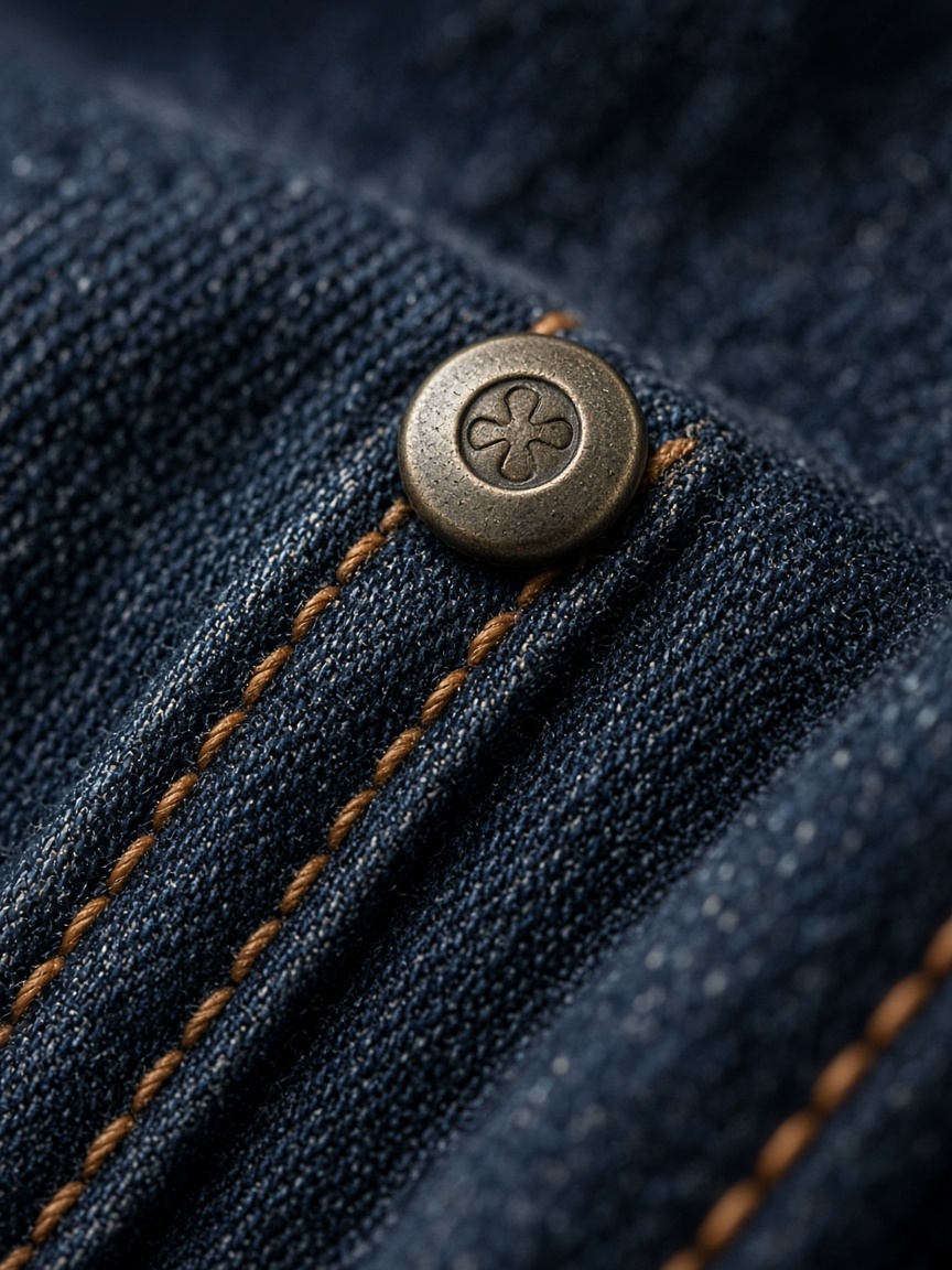 Slayer denim stitch detail