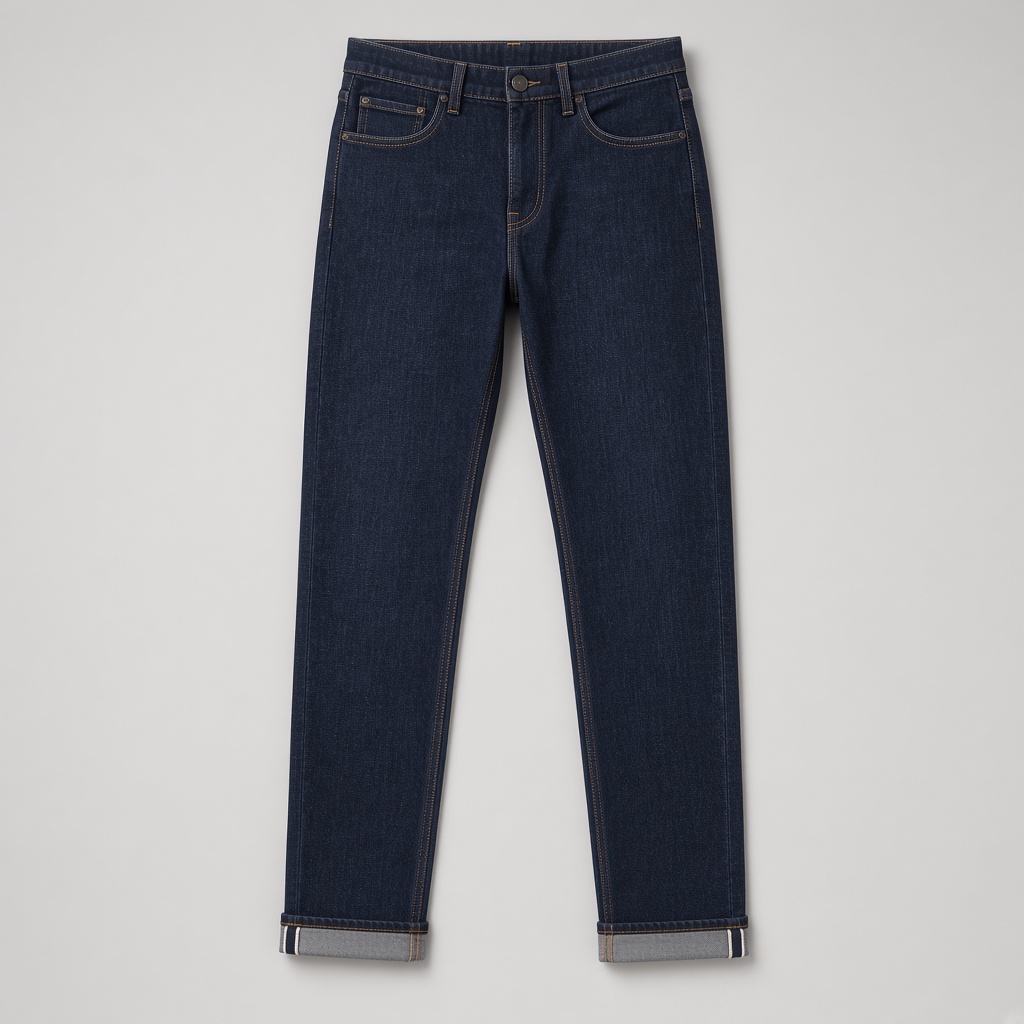 Raw selvedge unwashed denim