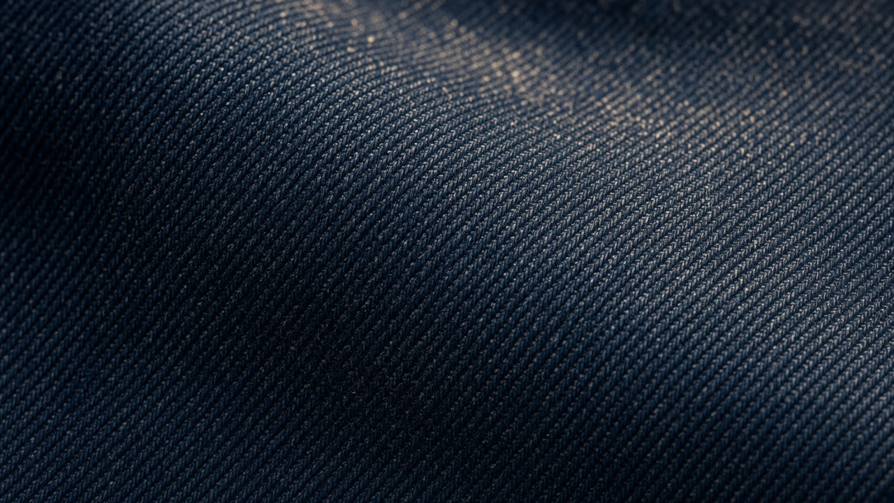 Close-up of Slayer denim weave