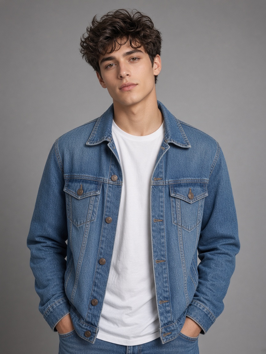 Slayer denim trucker jacket